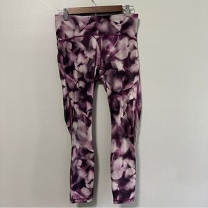 Lululemon  Train Times 7/8 Pant Size 8 Leggings Purple Luxtreme